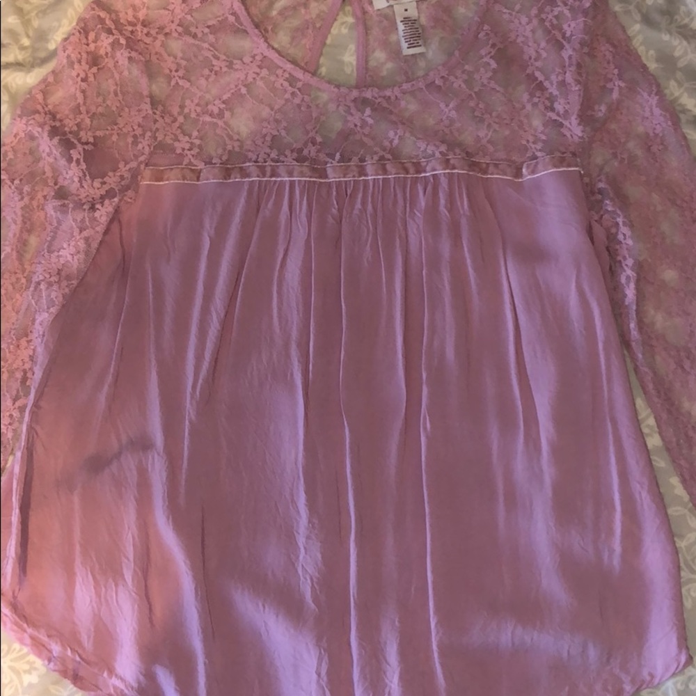 Pink blouse